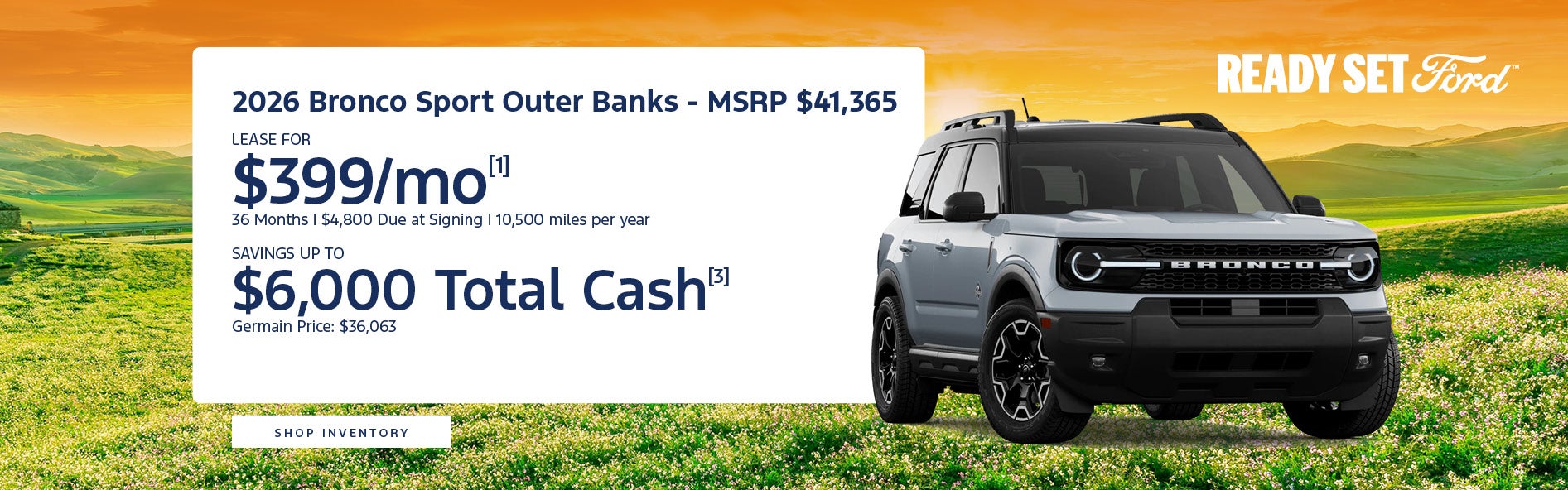 Bronco Sport Offer