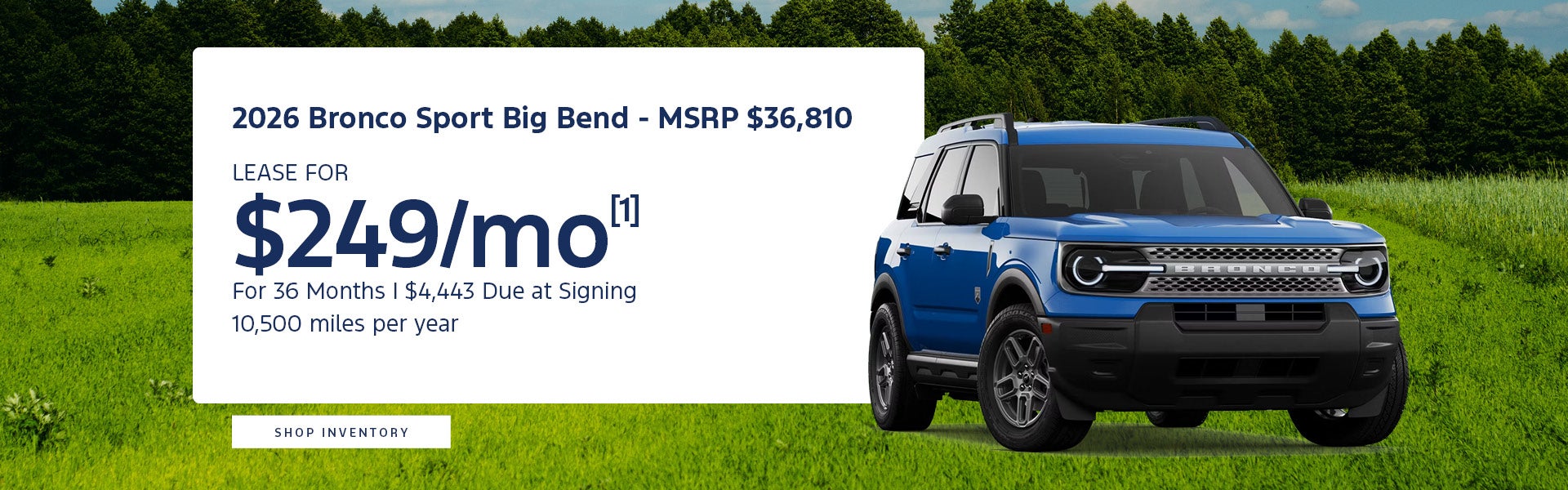 2026 Bronco Sport Big Bend