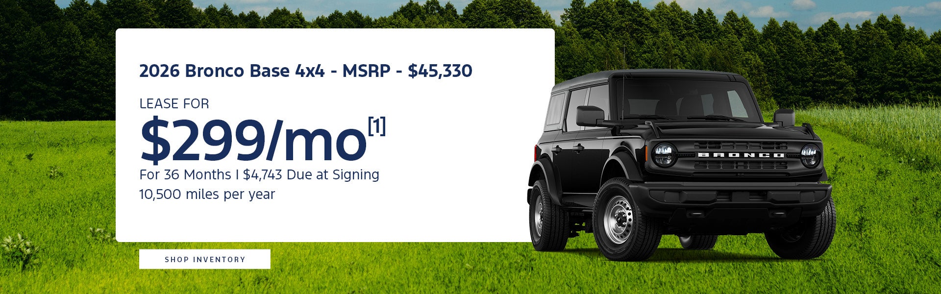 2026 Bronco Base 4x4