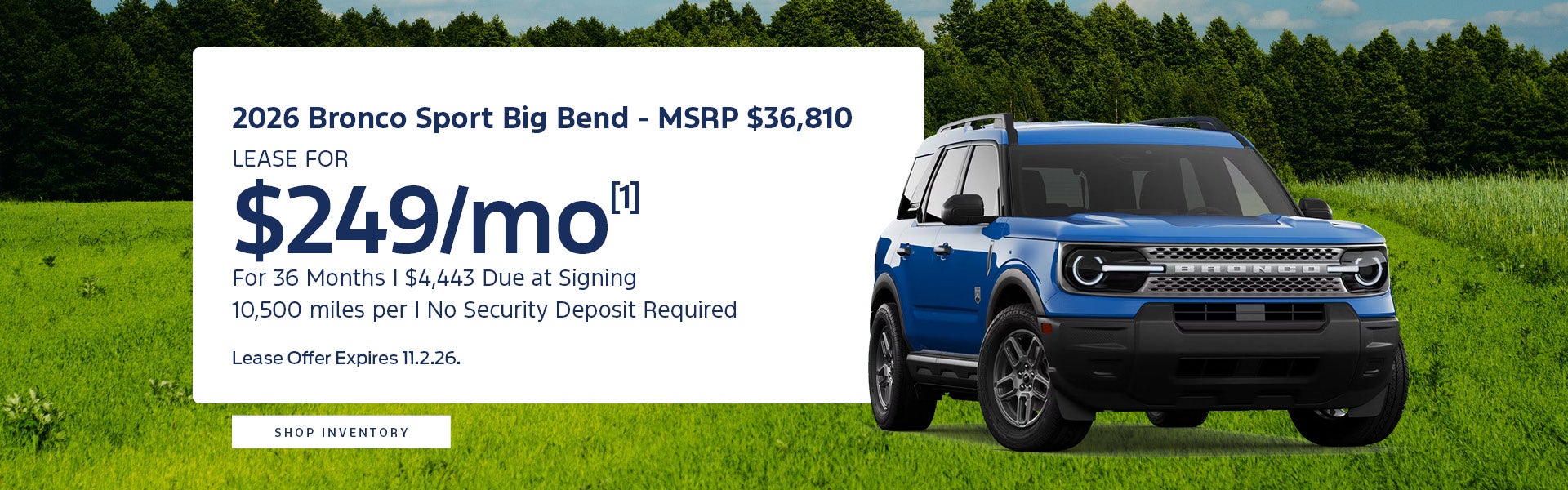 2026 Bronco Sport Big Bend