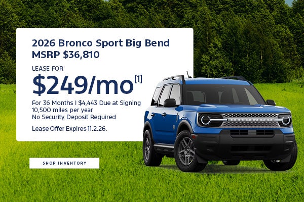 2026 Bronco Sport Big Bend
