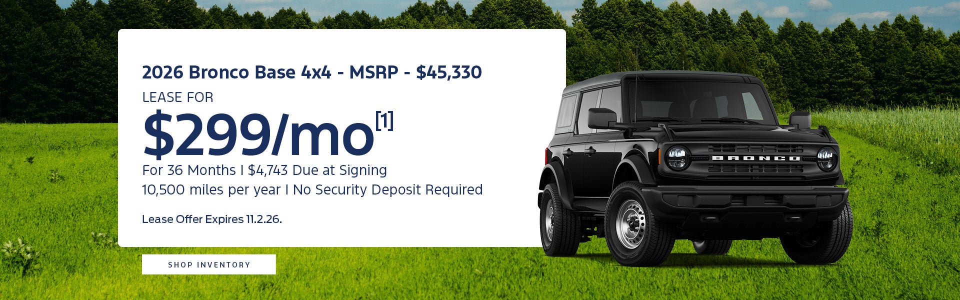 2026 Bronco Base 4x4